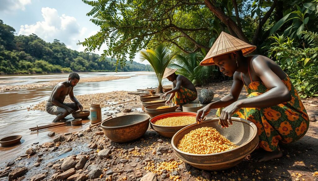 Benin gold processing