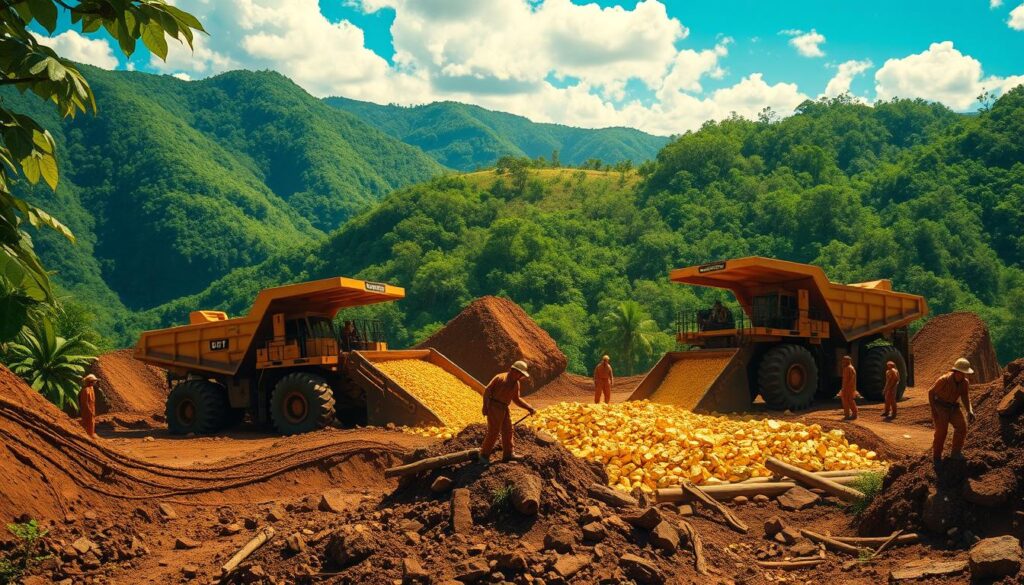 Brazilian gold mining