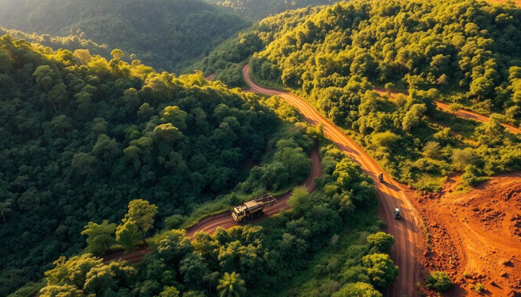 Gabon gold mines