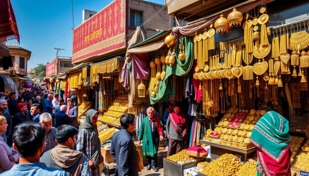 Gold market in Kabul