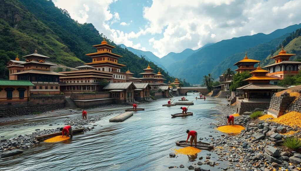 Gold mining regulations in Bhutan