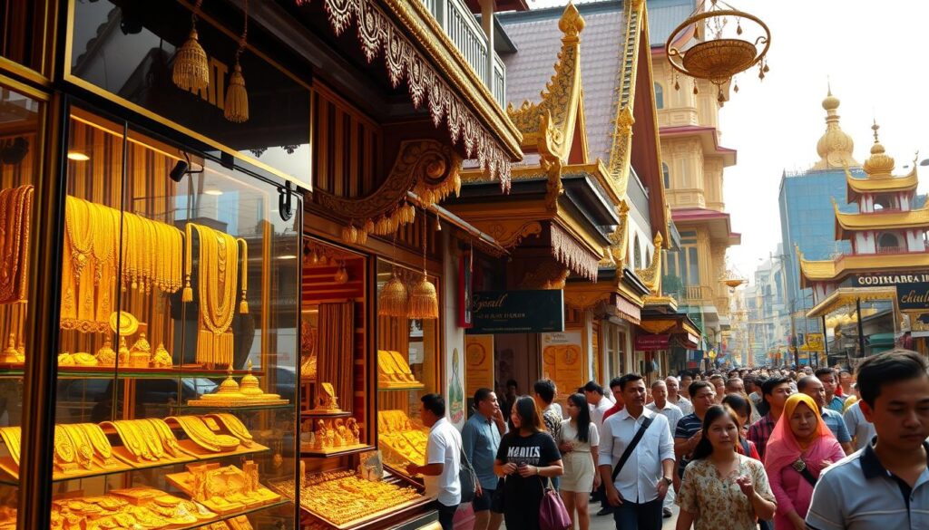 Gold shops in Jakarta