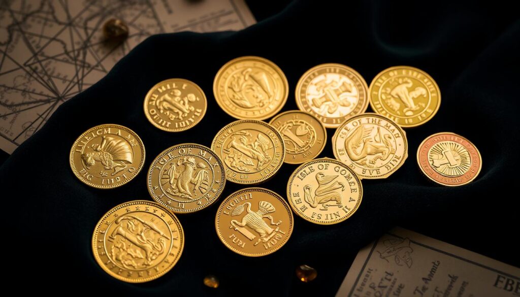 Isle of Man gold coins