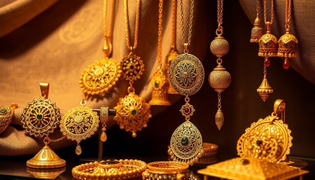 Moroccan gold jewelry