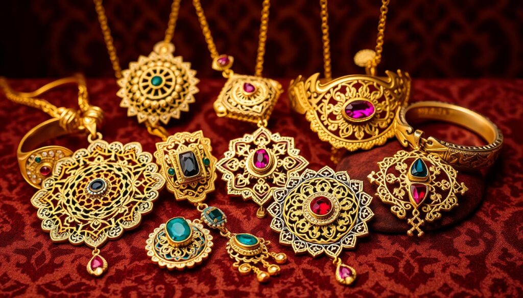 Moroccan gold jewelry