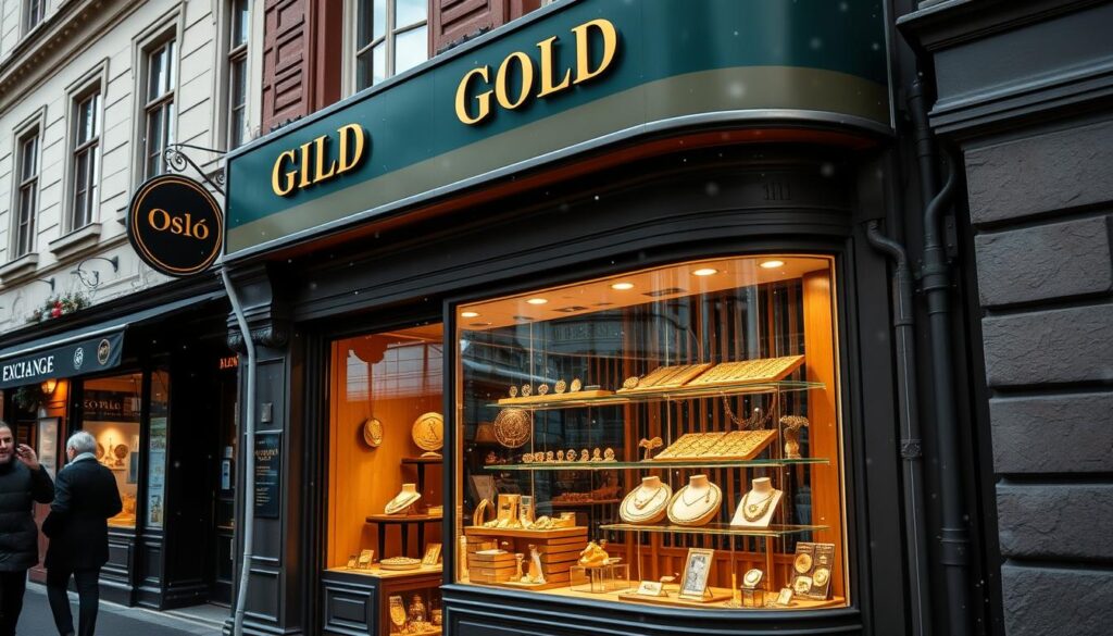 Selling gold in Oslo