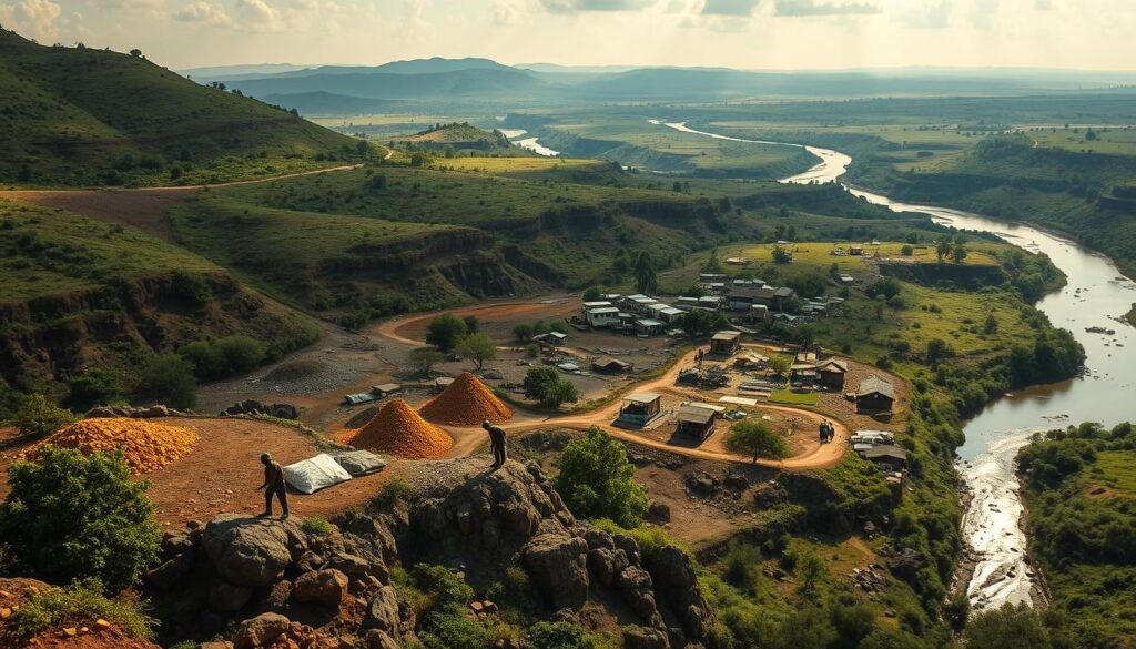 South Sudan gold mining