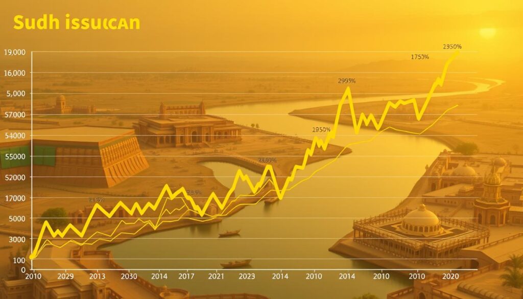 Sudanese gold price chart