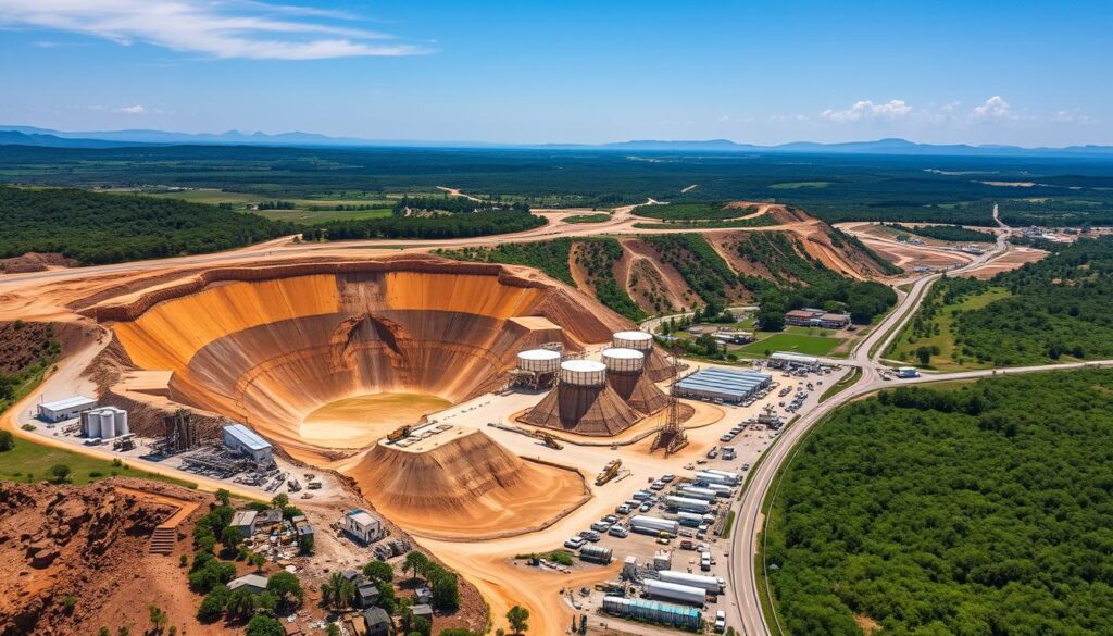 Tanzanian mining infrastructure