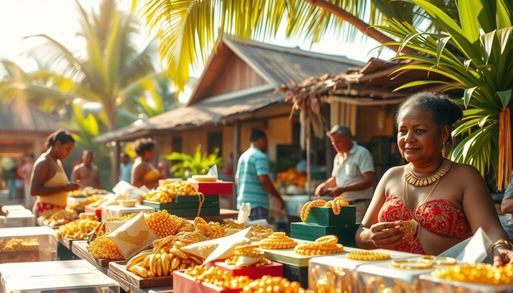 Tonga gold market