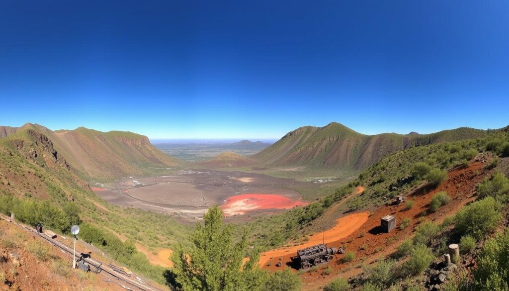 Volcanoville Mining Sites