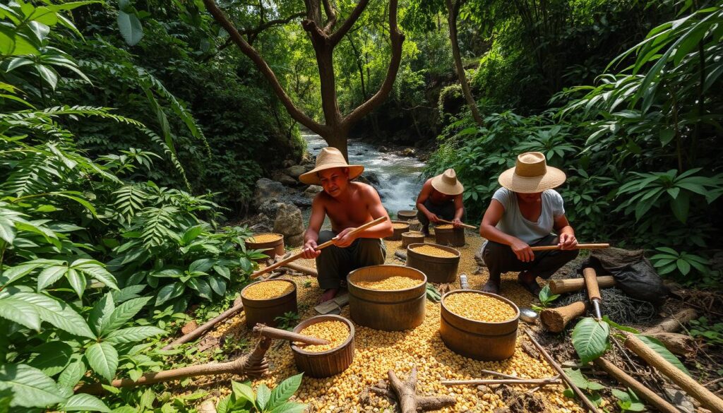 artisanal gold mining in El Salvador