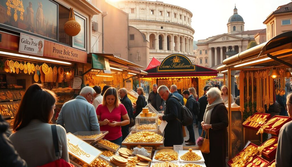 buy gold in Rome