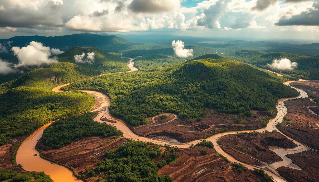 environmental impact of gold mining in Colombia