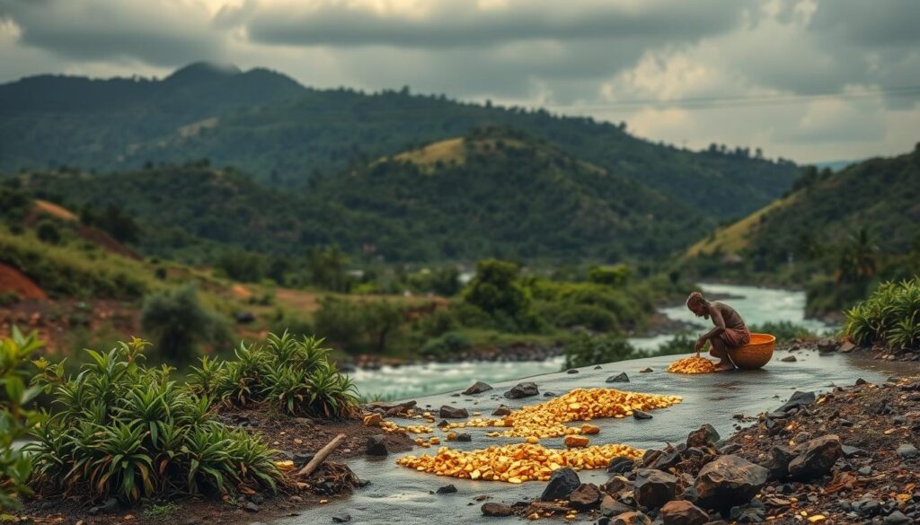 gold available in Benin