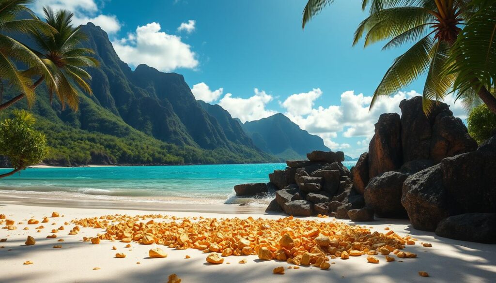 gold in French Polynesia