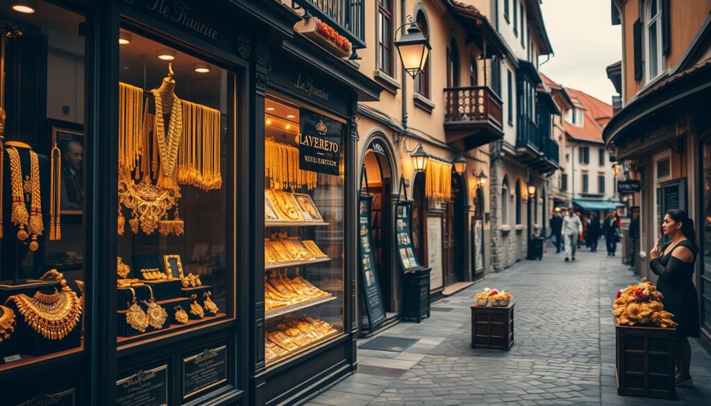 gold jewellery shops in Sarajevo