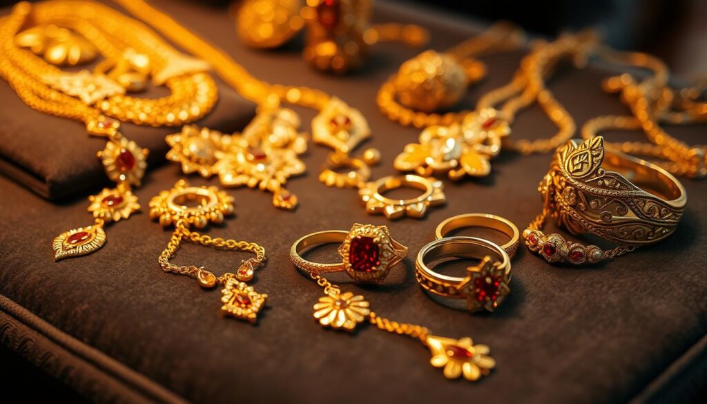 gold jewelry