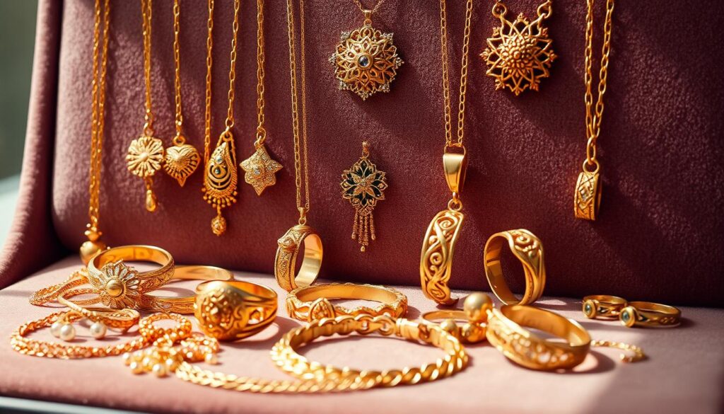 gold jewelry