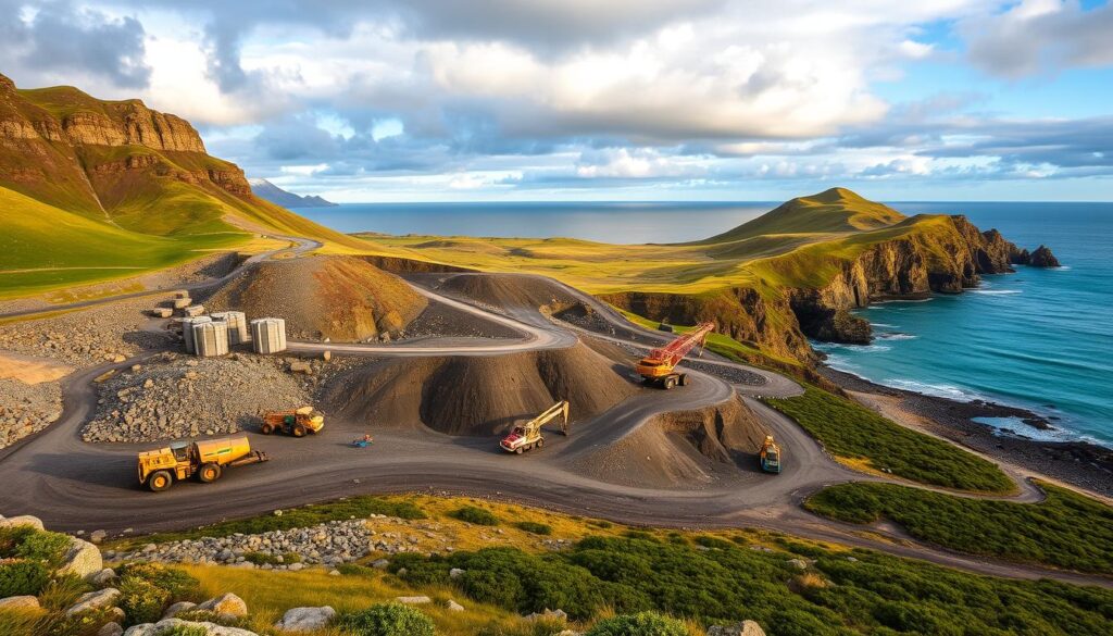 gold mining Falkland Islands