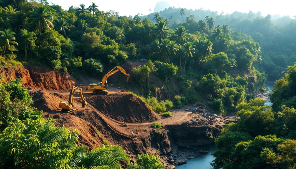 gold mining in Equatorial Guinea