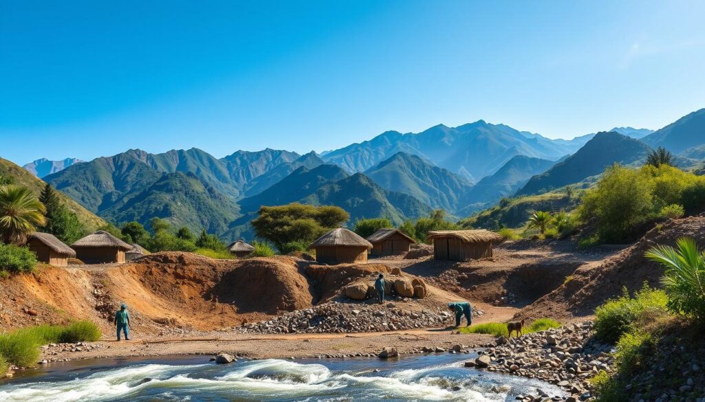 gold mining in Ethiopia