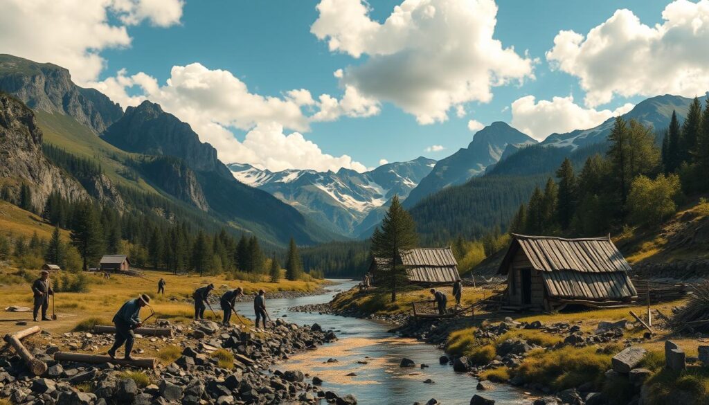 gold mining in Norway