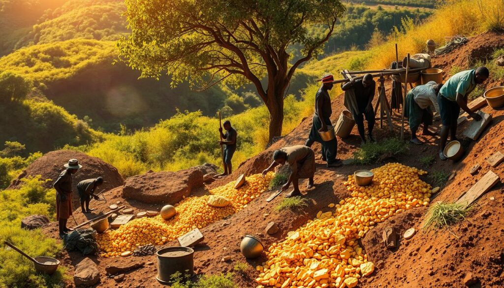 gold production in Burkina Faso