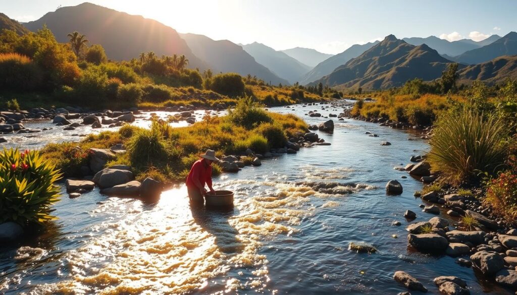 gold prospecting Papua New Guinea