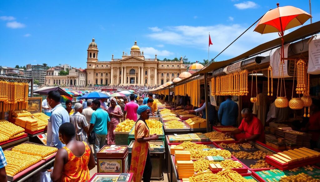 gold trade Port Louis