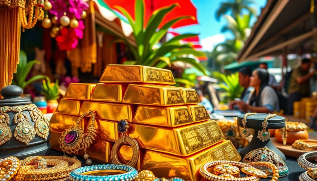 price of gold Mauritius