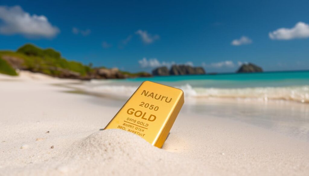 price of gold in Nauru