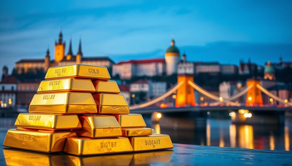 price of gold in Slovakia