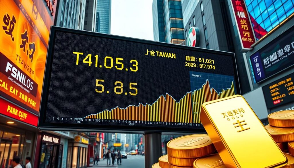 price of gold in Taiwan