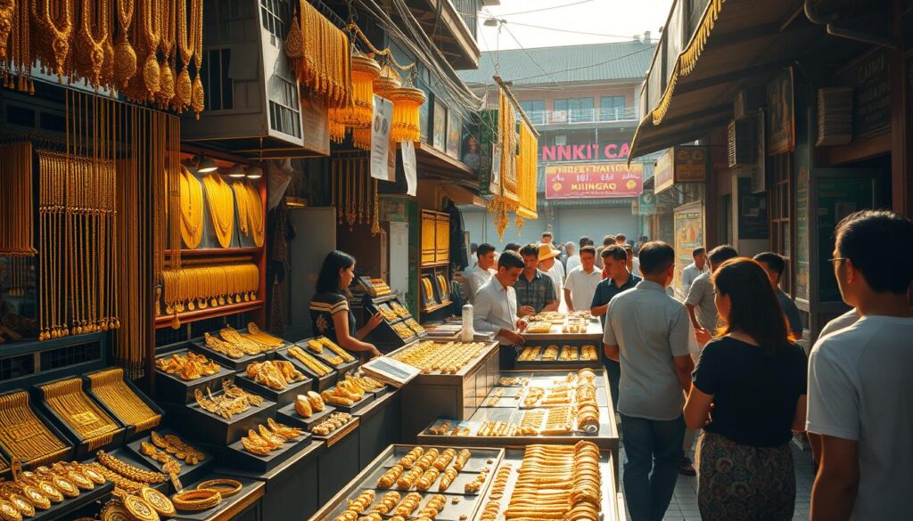 Gold prices in Ho Chi Minh City