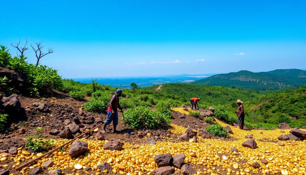 gold mining Benin