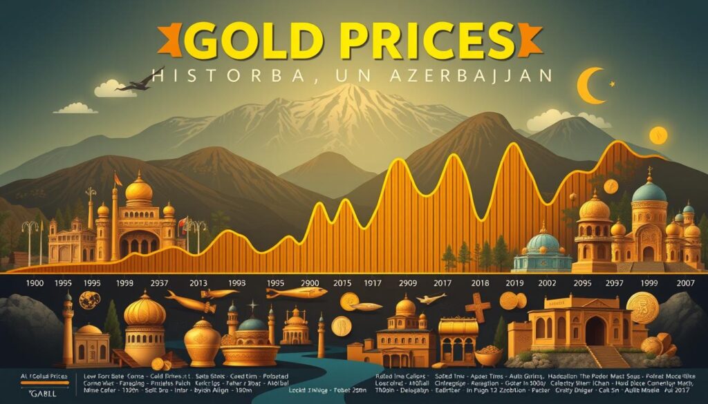 gold price history Azerbaijan