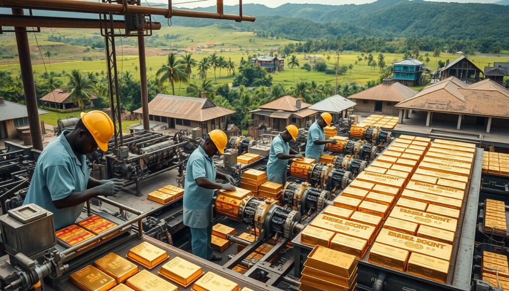 gold refinery ghana