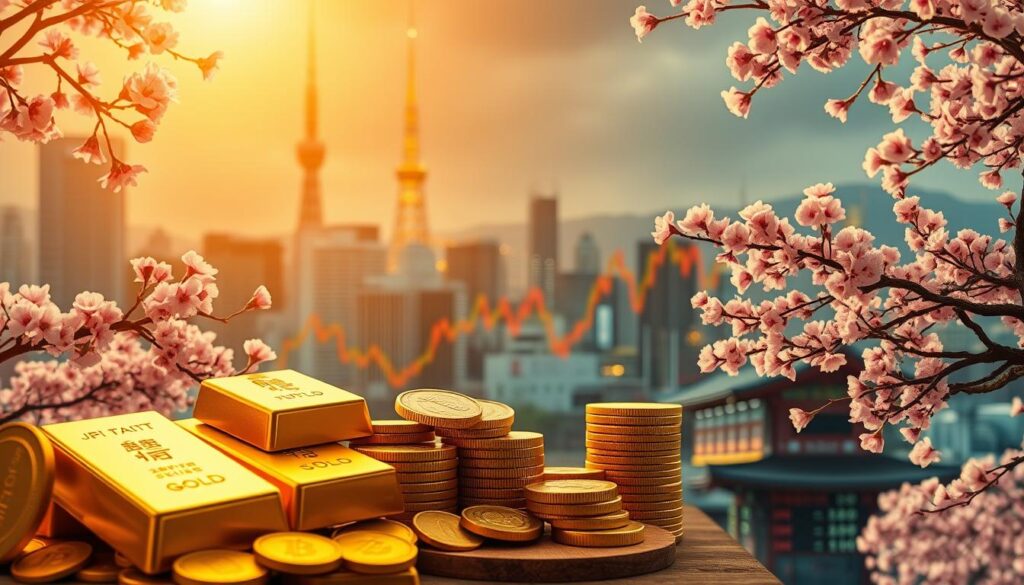 price of gold in japan